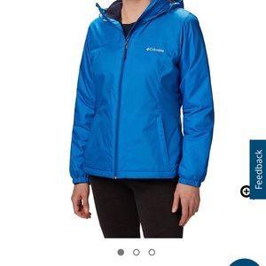 Columbia Sherpa lined rain jacket